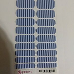 Jamberry Navy Skinny nail wraps